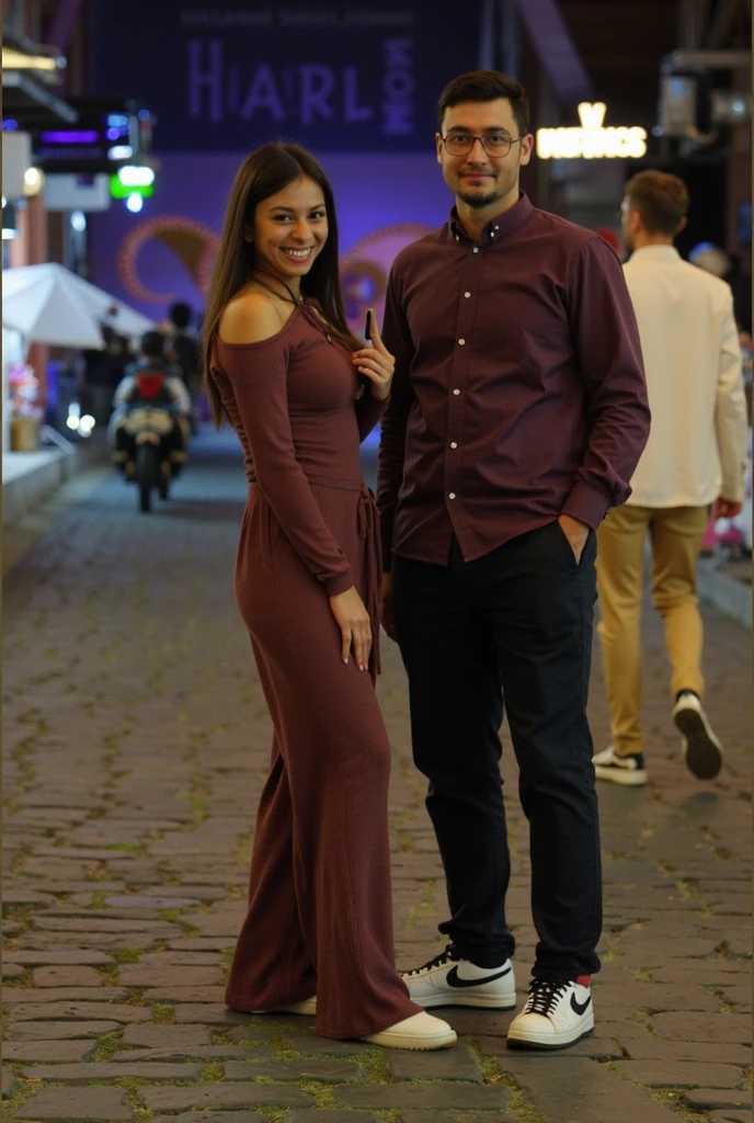 Night time couple