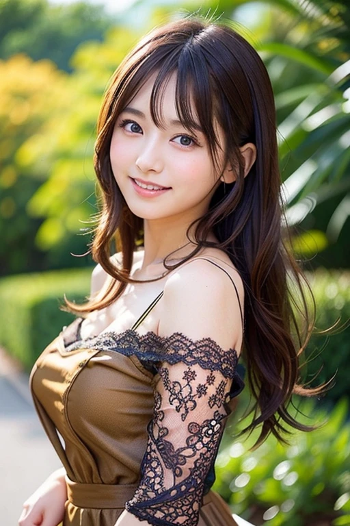 (Masterpiece:1.3), (8K), (Best Quality:1.4), (UHD:1.2), (Photorealistic:1.3),( Raw Photography), (1girl), (Ultra High Detailed), (Detailed face), very perfect beautiful and cute face, (Detailed hair), Beautiful hair, bangs, (symmetrical eyes:1.3), (Detailed eyes), (Detailed skin), Realistic skin, shiny skin, Ultra high definition, (medium breasts:0.7, good shaped breasts), (slim figure), (super model figure), gentle smile:1.2, (A very beautiful and cute Japanese girl with a gentle expression), 23yo,
( wearing a dress ),
cute Japanese girl, pretty Japanese girl, on the beach