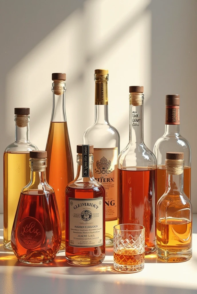 Bot Alcohol alcohol bottles - SeaArt AI