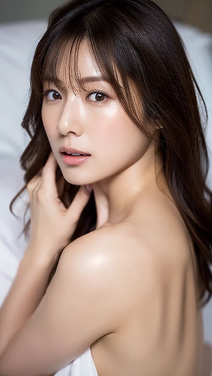 ((full naked1:1)), A room in a luxury hotel in New York、Bedrooms。Beautiful large breast、brown areolas 、erectile nipple 、Beautiful pubic details are displayed、(Ultra-realistic skin that expresses even the slightest deterioration,,,,))、((Anatomically correct limbs))、Realistic skin surface moisturizing。dynamicposes、((Sensual and detailed waist circumference、thighs thighs thighs thighs))、disheveled beautiful light brown hair,,,,,,,,、Different hairstyles for different shots, Different hair colors for different shots, Different poses and costumes for each shot, Shooting from different directions, View each shot from a different angle, Expressing different viewing angles。