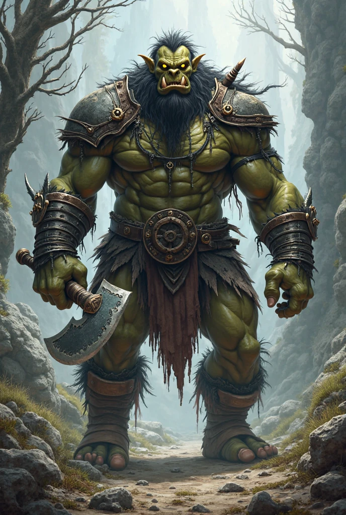Orc male anthropomorphism
