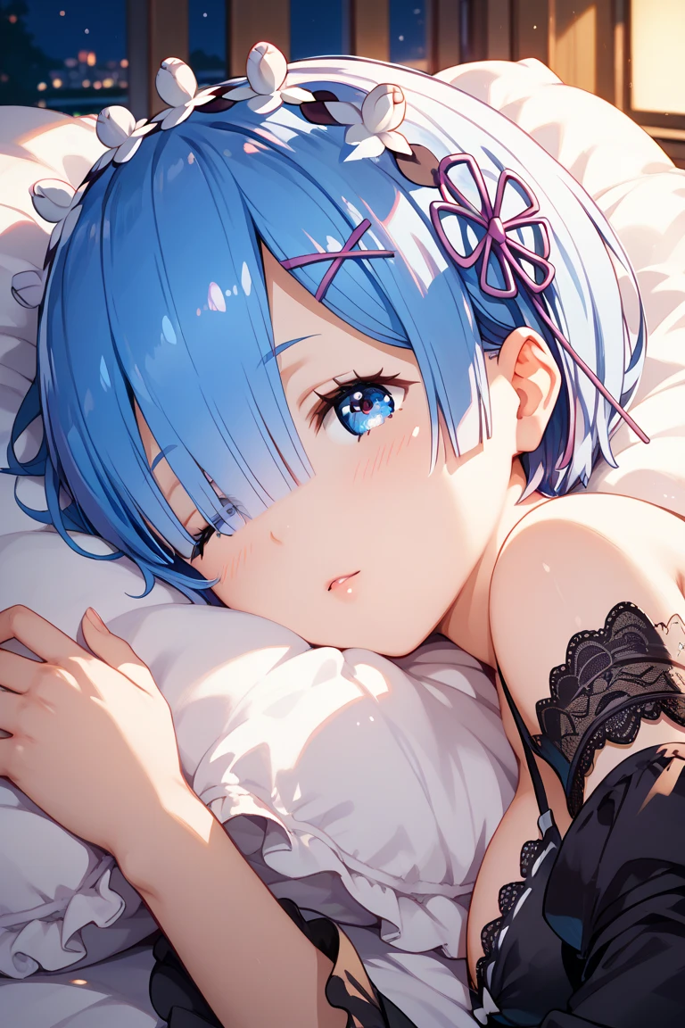 NSFW,Twin_Turbo_Umamusume、Light blue hair、Twin tails、Heterochromia、Purple Eyes、blue eyes、Sharp teeth,Sexy Fashion,(Perfect hands),(Perfect Anatomy),(masterpiece),(highest quality),Love Hotel at Night,bedroom,One man,Having sex,Embarrassed,blush,In heat,A wistful look,I feel pleasure,Lying down,Lying on your back,(orgasm:1.3),(Cuckold:1.3),Having sex,Creampie,Wide-eyed,sex slave