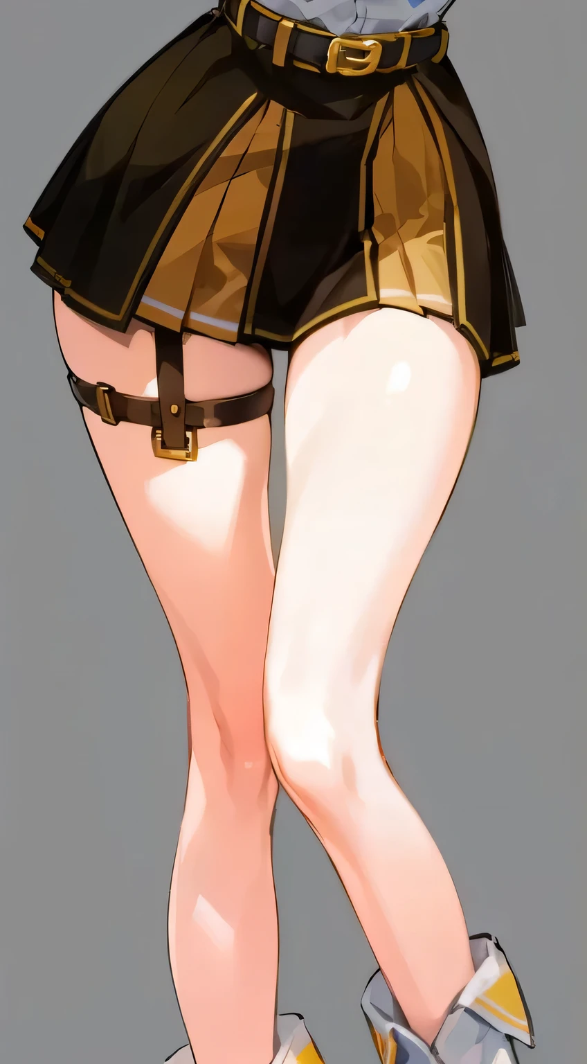 Whole body diagram，white legwear，Super delicate，long eyelasher，tmasterpiece ，style of anime，Thick thighs，plumw，ribbons --auto