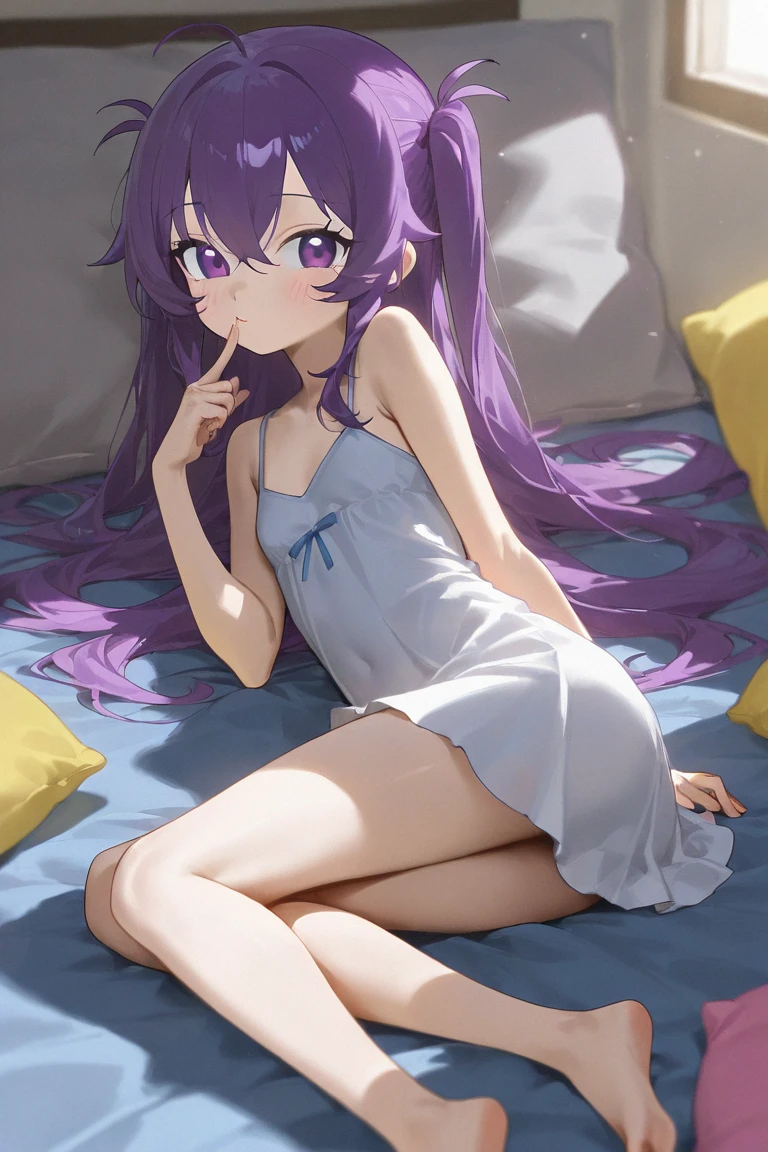 A loli in a short dress