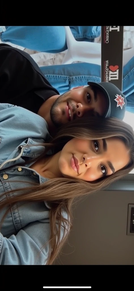 there is a man and a woman that are posing for a picture, taken in the early 2020s, profile image, very very low quality picture, taken in 2 0 2 0, profile picture, profile pic, millaise and greg rutkowski, 8k selfie photograph, couples portrait, photo taken in 2 0 2 0, headshot profile picture