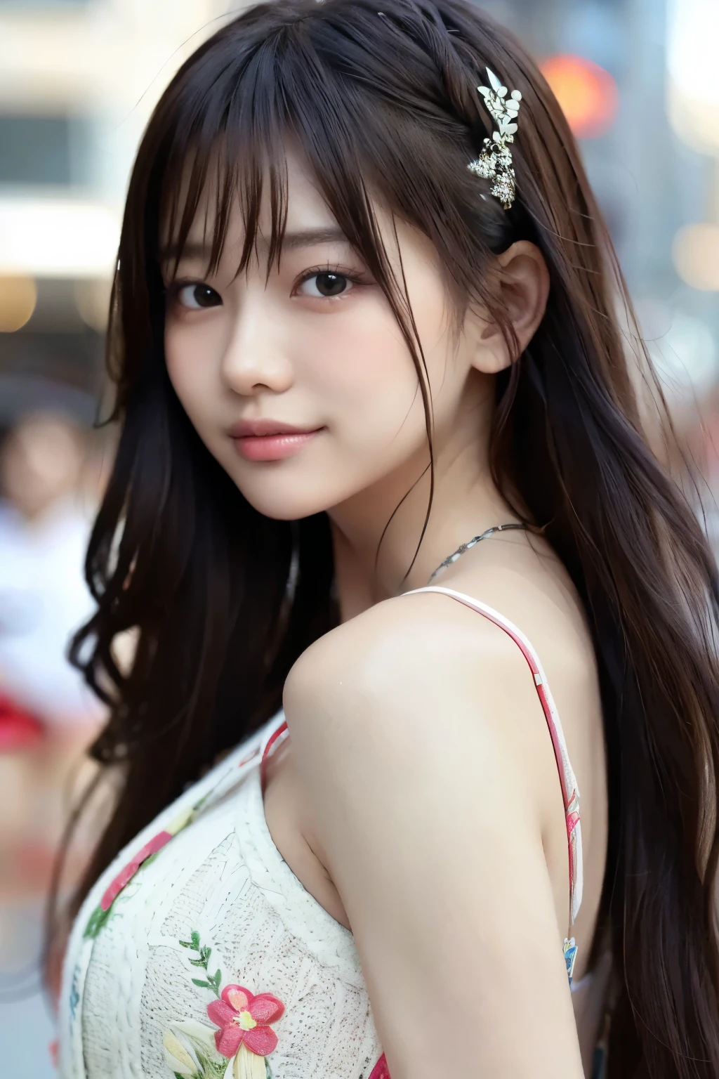 Japanese woman,beautiful,Large target
