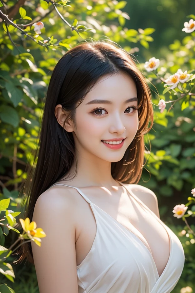 ((Best Quality, 8K, Masterpiece: 1.3)), ((3 three)) Hyperrealistic of a beautiful FILIPINA women with a black hair, fair skin, medium size of the body, beautiful smile on her face wearing a in a color of yellow with colorful flowers background with a big name"jhane"in italic font golden colorBondage Costume (5) Upper Body (1.3), Focus Clear: 1.2, Glossy milky white Skin in the Light, Outstanding Beauty: 1.4, ((long straight black Hair with bangs , Colossal: 1.2)), Highly Detailed Face and porcelain white Skin Texture, plump body Not Too Dark Parallel Eyebrows Detailed Eyes, Double Eyelids, Smile (1.3) Natural Makeup, Walking in the Sun Through the Trees (5) wearing ((RED )) floral red mini dress in the park..((MILKY WHITE SKIN))