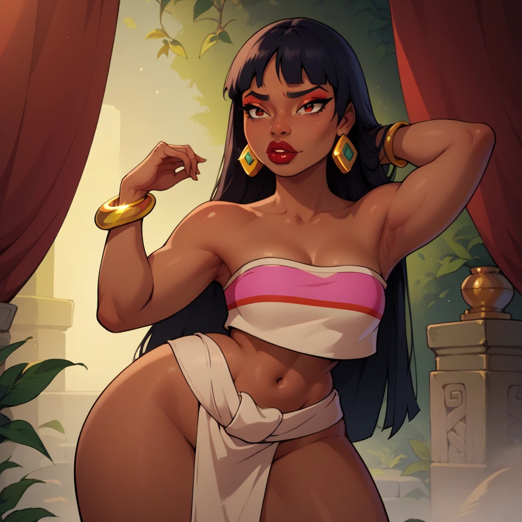 Chel from road to el dorado riding dick nude at strip club