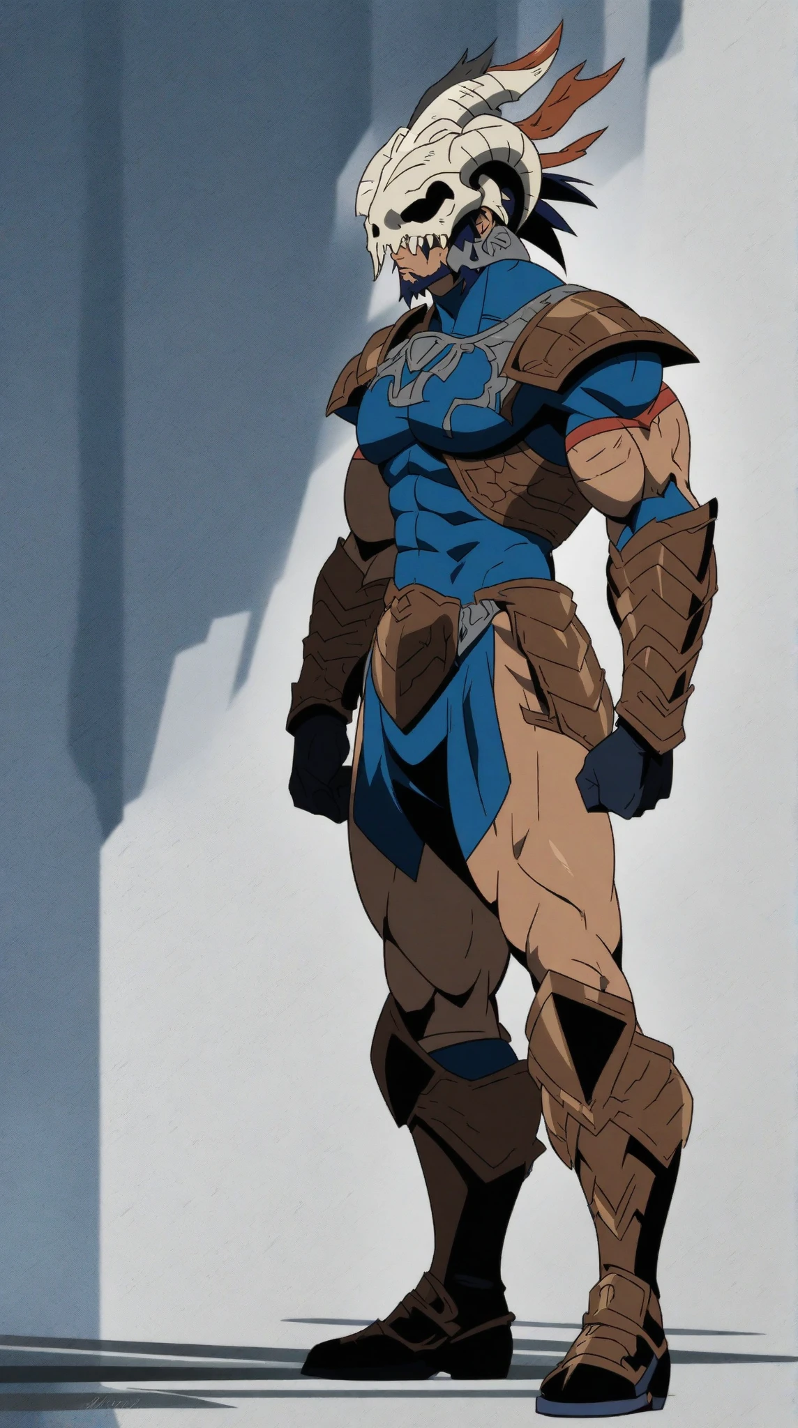 Ninja fox male muscular