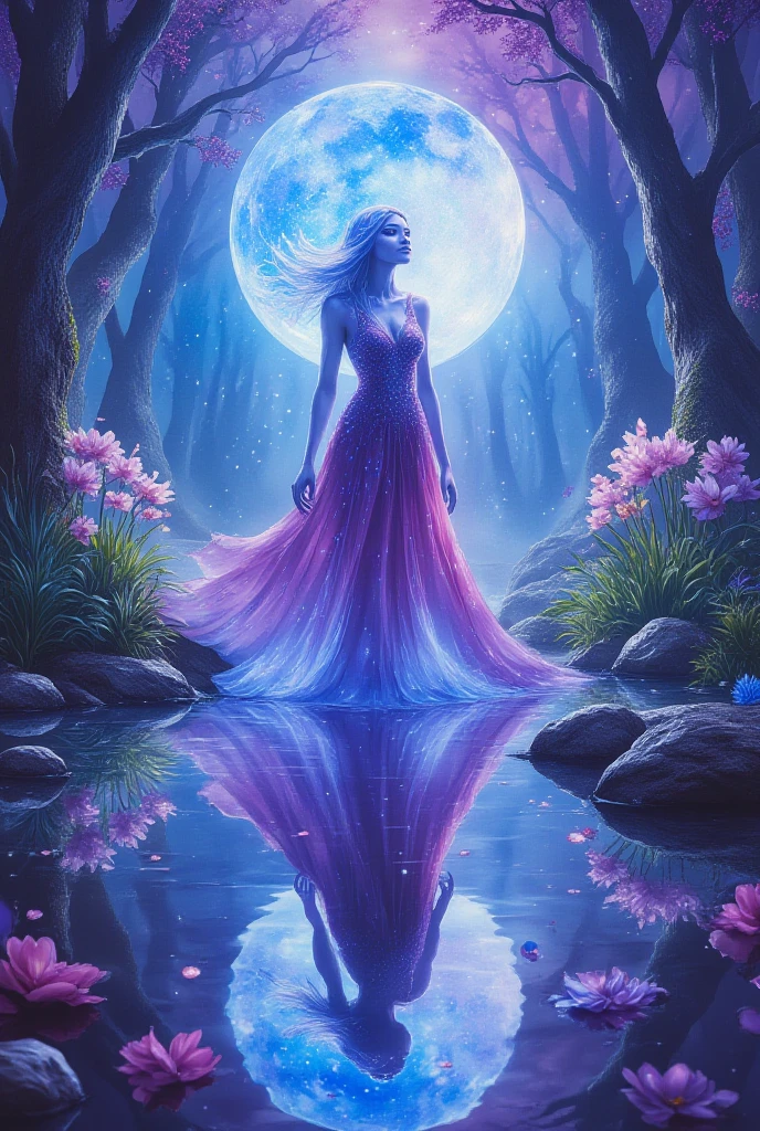 Resolution: Luna grants the wish, and the forest becomes vibrant and harmoniously