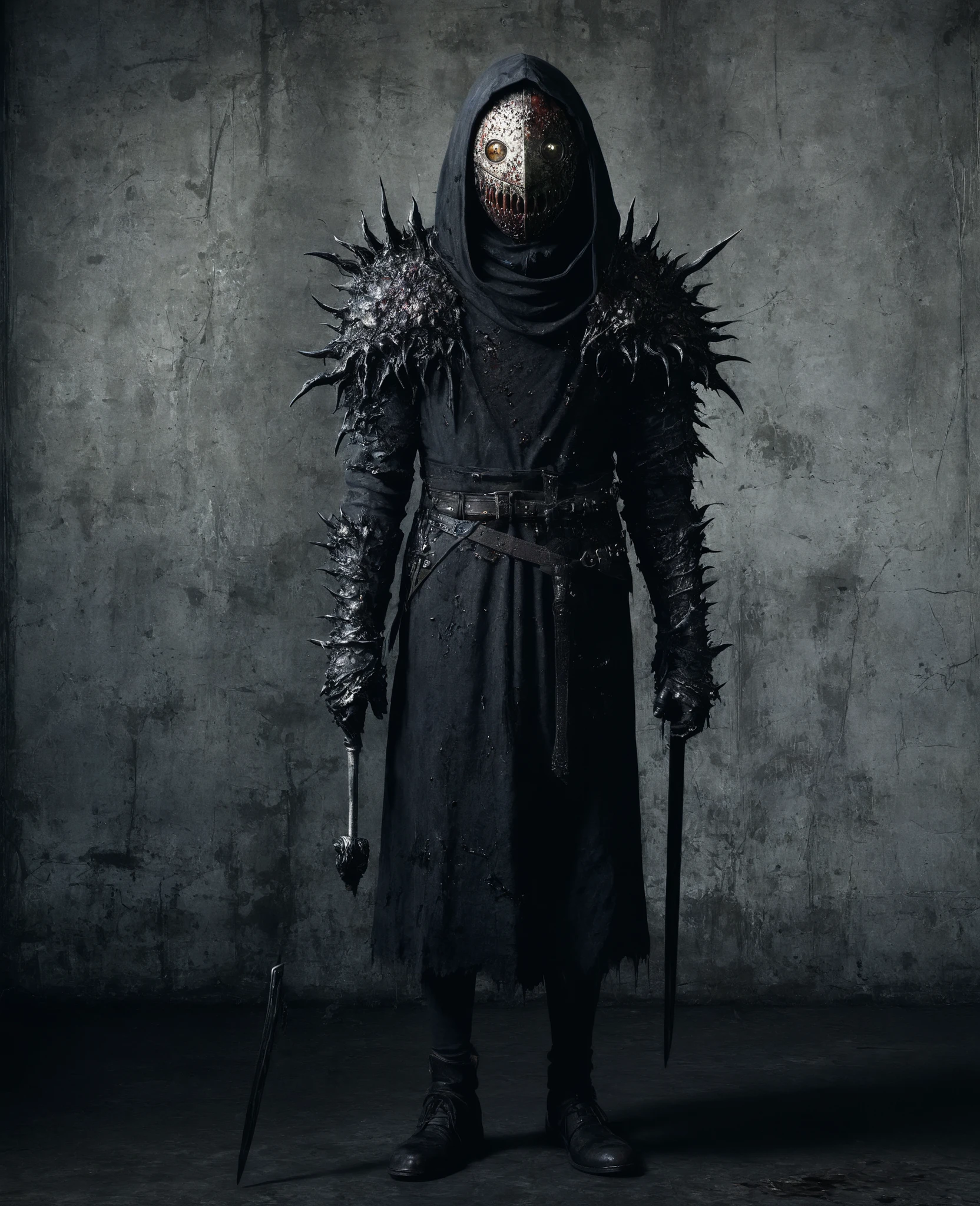 cool、real、 horror、dark soul style、Gross