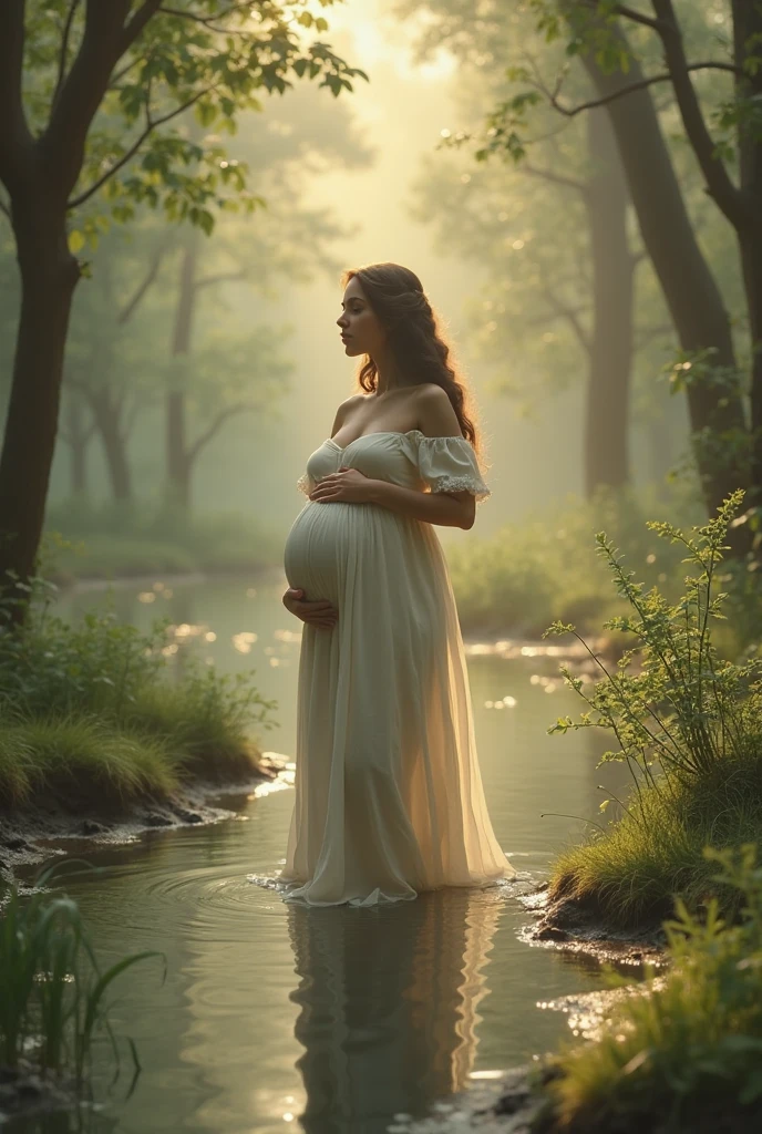 Lots of photos for the Snow White pregnancy photoshoot