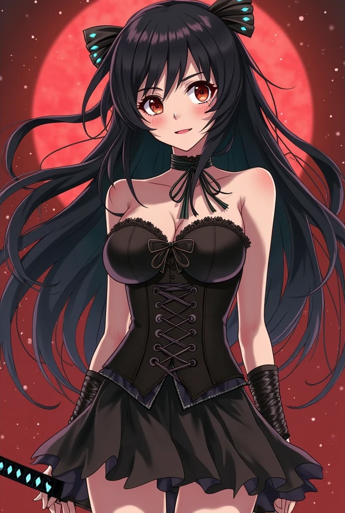 (Cat girl), (smoking), cat ears, black hair, business casual attire, cool, red dress shirt, pretty red eyes, cat tail, ((Crimson Red Eyes eyes: 1.3, Upturned Eyes: 1, Perfect Eyes, Beautiful Detailed Eyes, Gradient eyes: 1, Finely Detailed Beautiful Eyes: 1, Symmetrical Eyes: 1, Big Highlight On Eyes: 1.2)), (((Lustrous Skin: 1.5, Bright Skin: 1.5, Skin Fair, Shiny Skin, Very Shiny Skin, Shiny Body, Plastic Glitter Skin, Exaggerated Shiny Skin, Illuminated Skin))), (Detailed Body, (Detailed Face)), (((Skirt))), High Resolution, Sharp Focus, Ultra Detailed, Extremely Detailed, Extremely High Quality Artwork, (Realistic, Photorealistic: 1.37), 8k_Wallpaper, (Extremely Detailed CG 8k), (Very Fine 8K CG), ((Hyper Super Ultra Detailed Perfect Piece)), (((Flawless masterpiece))), Illustration, Vibrant Colors, (Intricate), High Contrast, Selective Lighting, Double Exposure, HDR (High Dynamic Range), Post-processing, Background Blur, (Sexy pose), (Mature woman), big sis