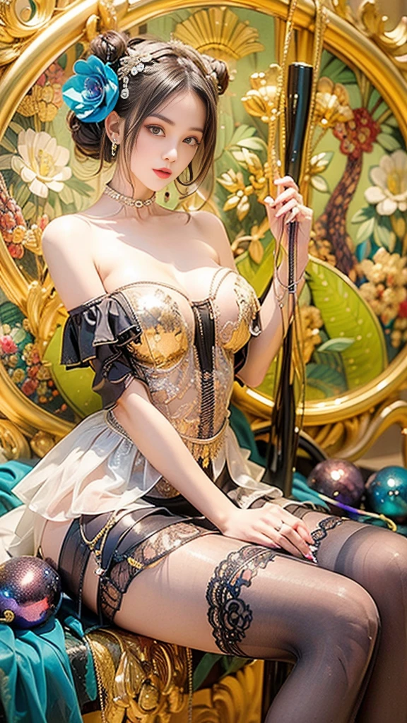 20yo woman, (masterpiece: 1.4), (8K, reality, original photo, best quality: 1.4), Japan, (1 girl), beautiful face, (Real faces: 1.4), (pink hair, short hair: 1.3), hairstyle, Realistic blue eyes, beautiful details eyes, (reality skin: 1.3), beautiful skin, Attractive, ultra high resolution, Super realistic, HD, golden ratio, (Detailed face: 1.4), (Japanese actor: estuary), Sheer vest,Pink short hair,WhiteTransparent,White,NSFW,big,big ass emphasized,The nipple areola is clearly shaped,looking into camera,Sitting on the sofa,pubic shape is transparent and clear,posture(Bend your knees and legs open), (((as Han So Hee Face))),Realistic ,body picture of an enchanting woman with long flowing red hair adorned with golden stars. She should be wearing black sheer see through very lower breast corset, show her very big breast ,dark blue gown with intricate gold embroidery and large red gemstones. Her expression is intense and captivating. The background should be soft and celestial, enhancing the mystical and ethereal atmospheres arches and a sense of grandeur and elegance. by Conrad Roset, Pino Daeni, Jeremy Mann, Alex Maleev, 16k resolution, super dramatic light, sharp focus, alexander mcqueen , John William Waterhouse rudolf hausner, daniel f. gerhartz,beautiful blonde hair women,16th century female pretty facial features glow dewy soft skin gold sparkle cheek highlighter shimmer soft makeup black long hair and ribbon black sheer corset, film movie, art, most beautiful, perfect body, perfect shape,sex position women on top the man, long hair, white hair, fair skin,((she pose for show her beautiful breast)), ((she Spread her legs and use her hand for herself and pose show pink clean pussy)) ,Very Perfect women body shape, Beautiful detail eyes,((she pose for show her beautiful breast)), ((she Spread her legs and use her hand for herself and pose show pink clean pussy)) ,Very Perfect women body shape, Beautiful detail eyes.