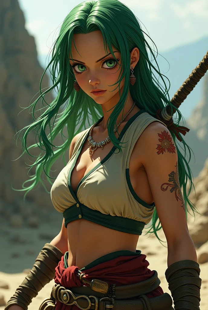 (((Perfect figure,figure,odelschwanck,green clothes,(((nel, long hair, facial mark, hair between eyes, skull,skirt,yellow eyes))),S-shaped figure:1.7))),((masterpiece)),high resolution, ((Best quality at best)),masterpiece,quality,Best quality,((( Exquisite facial features,looking at the audience,There is light in the eyes,Happy,nterlacing of light and shadow,big boobs))),(((looking into camera,black background,eropose,all fours,from below)))