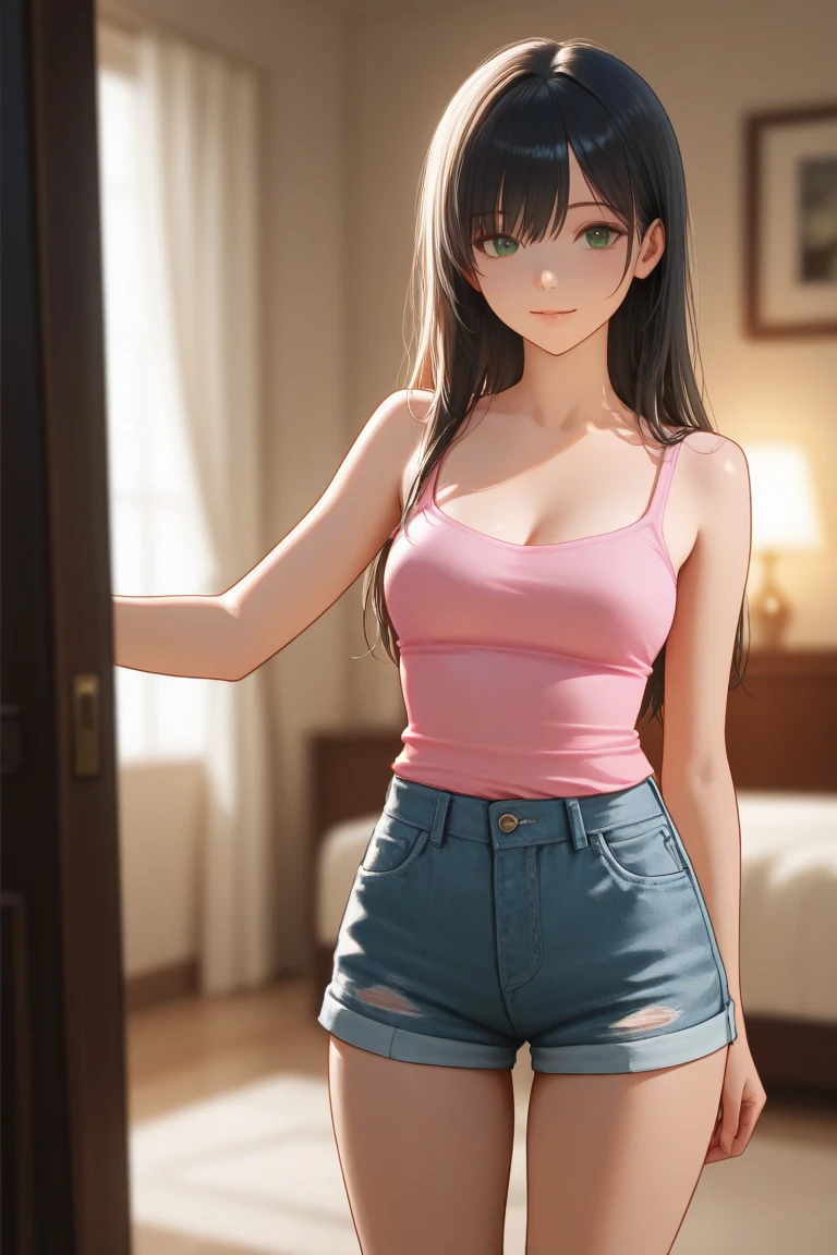 Cowgirl, Red shirt, red panty