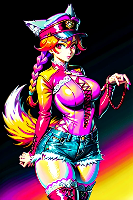 uploaded on e621, explicit content, 3d, (bastika, cutesexyrobutts, hioshiru), female, solo, meowth, blue eyes, city setting, (red hoodie1.2), Midnight, bright moon lens flare, palm tree, choppy waves, (large breasts, natural breasts, breast sag:0.9), standing, cat ears, (tail:1.1), looking back, big ass, dark sky, strong colors, blue jeans, medium breasts, hood, street, wide hips, navel