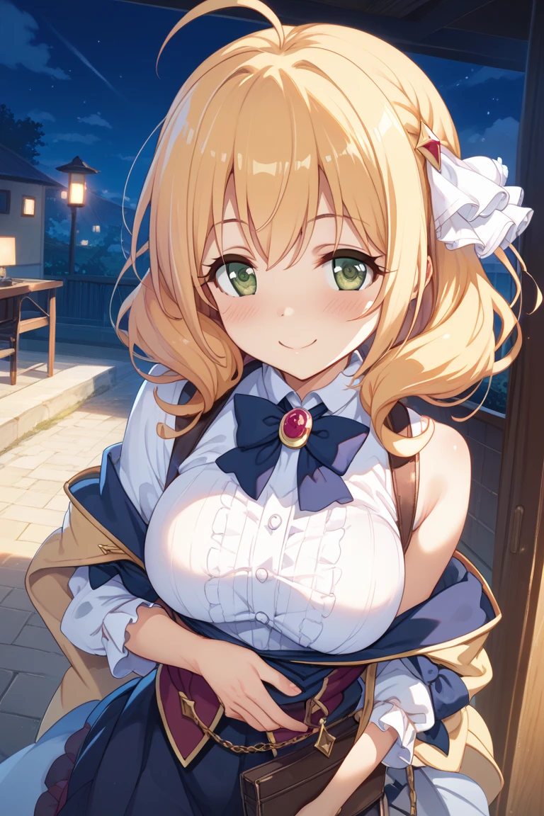 (Best quality at best,4K,8K,A high resolution,tmasterpiece:1.2),ultra - detailed,(actual,realistically,realistically:1.37),Ultra HD face, HighDynamicRange,hyper HD,Studio lighting,Ultra-fine painting,Focus sharp,physically-based renderingt,Extremely detailed description,professional,terror,japanese manga,sci-fy,photography of,Concept artist,tmasterpiece, Best quality at best, Ridiculous resources, perfect anatomia,(Little girl), (ultimate cute girl), (Makihatayama_Travagliado), 1 plump girl, (Full body lesbian), Blonde hair, Long gray hair, hair intakes, Brown eyes, Nasal drops, (Hanavich), Witch hat, whitegloves, pocket ,White dress, (Yellow frills), puffy short sleeves ,White dress, White boots, (magical little girl), (model poses), (ssmile), sitting in the couch, White skin of the, Friendly and charming smile, Seductive smile, Colossal tits, Crazy breast swelling, Chest larger than shoulder blades, Fitness model, Ruddy cheeks
