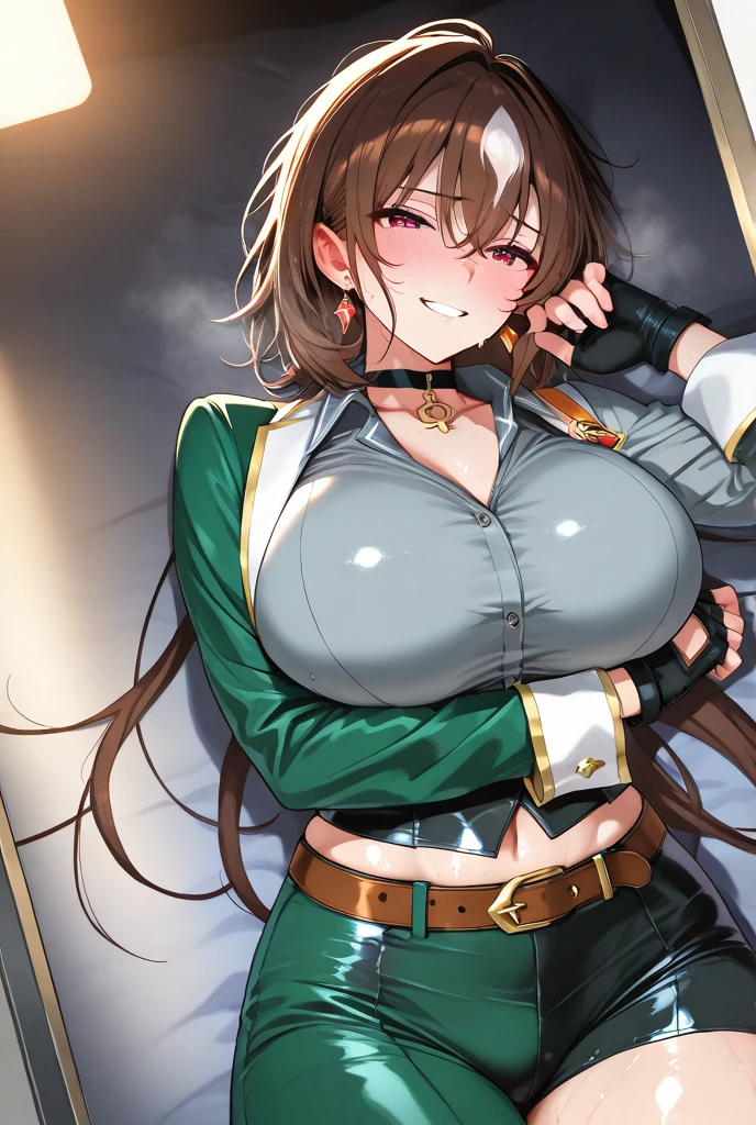 Masterpiece, Best Quality, Beautiful Girl, Military, Big Breasts, Cleavage, Sexy,