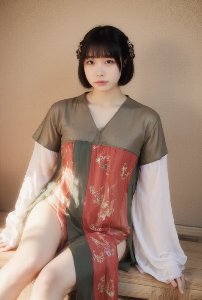 NSFW、masterpiece、Highest quality、Awareness-raising、Ultra-detailed、High resolution、Absurd、One Girl、very cute、short hair、Open big chest、、Upturned nipples、Spread your legs wide、Angle from below、Crouching、internal、I love my viewers、Heart background、looking at the camera、Love love、Optics, Spread your legs, Thigh focus, [Full Body Shot], Shooting from below、A beautiful crack、naked、