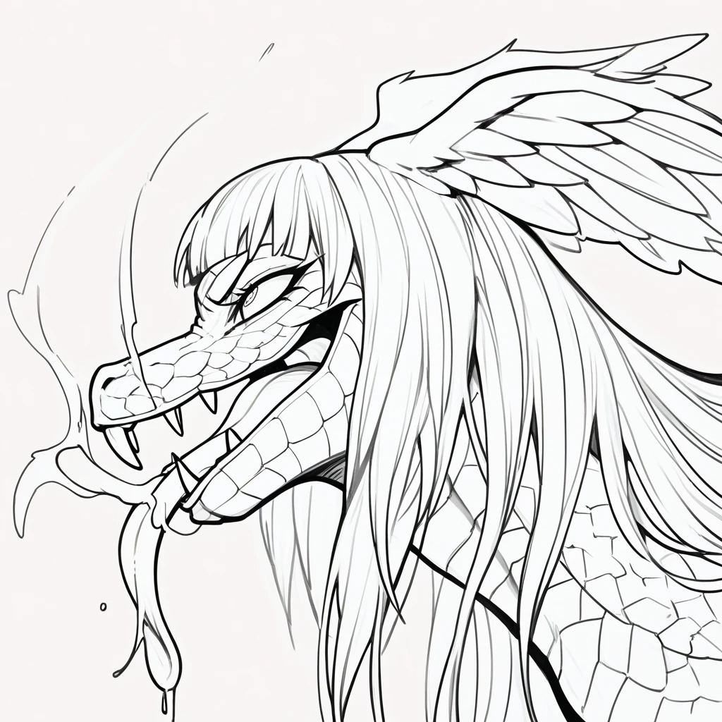 1 girl, 29 years old, long hair, two dragon horns, red hair, red eyes, gradient, red aura, dragon armor, 2d, masterpiece, best quality, anime, highly detailed face, white background, perfect lighting, looking at viewver, portrait, dragonborn, 