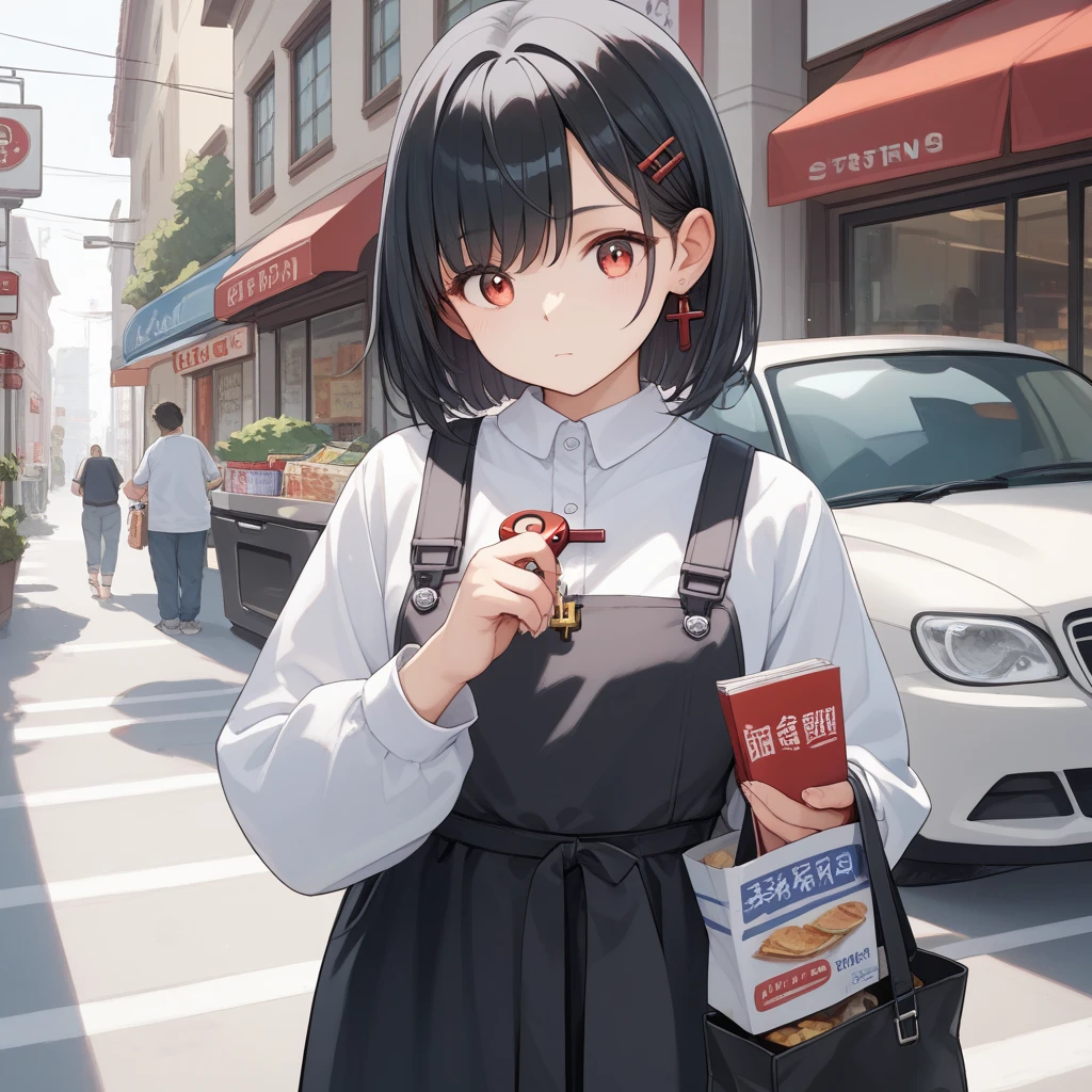 cute娘, One girl, 猫耳Food, ((cute)), masterpiece, highest quality, Perfect Face, Foodie, Food, look up, both hands, thin, fur, comfortable, warm, window, night, long Foodie, no_pants, 4K, wallpaper, close, Digital Art, Anime Style, Beautiful Eyes, Intimate, detailed, warm colors, Red eyes、Black pantyhose