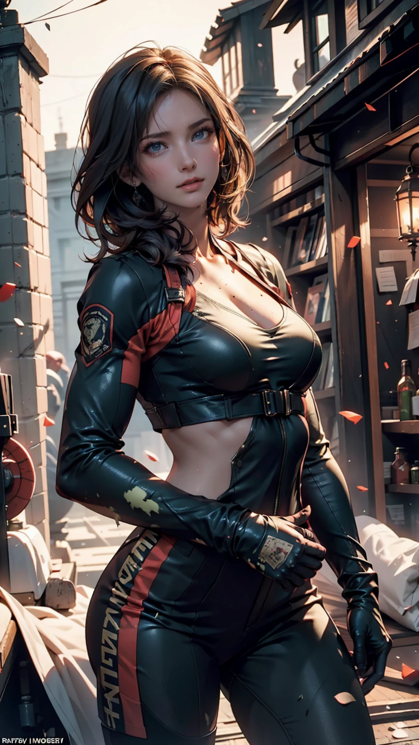 Momo Yaoyorozu in a black leather jacket and silver bra, adriana chechik, yelena belova, olga buzova, magdalena radziej, aleksandra waliszewska, anastasia ovchinnikova, dasha taran, style of julia razumova, irina nordsol kuzmina, scarlett hooft, by Zahari Zograf
