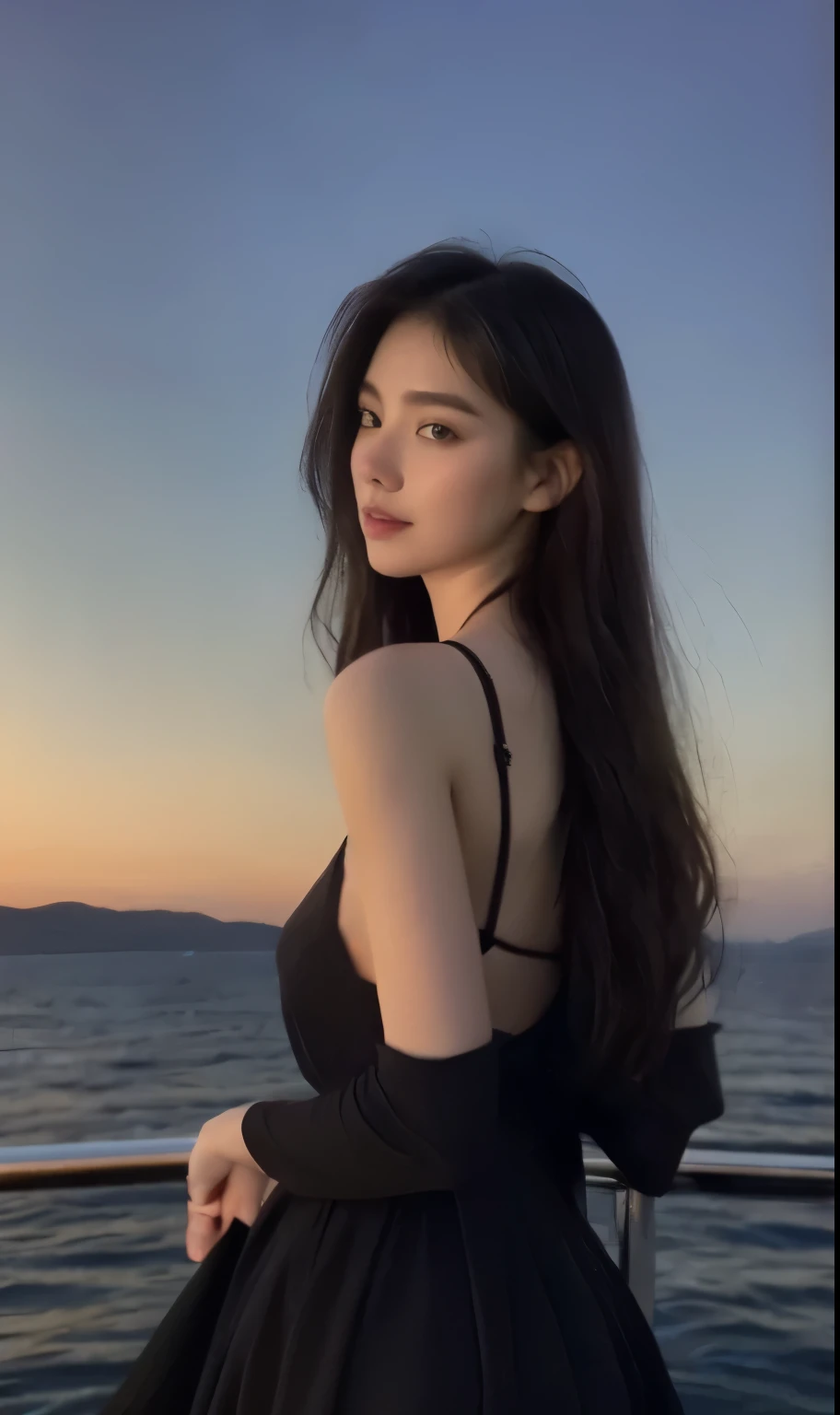 ((Flawless解剖学)),An image of a beautiful girl on a beautiful beach in Hawaii with the sunset reflecting on the sea surface.,nice earrings and necklace,Attractive silhouette photo taken from the front with the sunset in the background ,She wears a monochromatic high neck sleeveless front zip wetsuit,(((Thin macho coke bottle body))),Full body shot at the beach,realistic,Flawless,best image quality,professional angle of view,excellent details,ultra high resolution,realistic:1.4),high detail,focus on details,High concentration of 1girls,Beautiful long chestnut hair waving in the wind,Beautiful face with a delicate and high nose,Long limbs and slim waist like a model,Beautiful tight ankles stand out,white skin is dazzling,