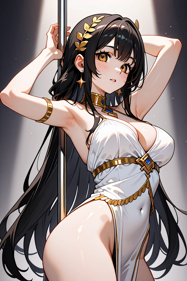 {{amazing quality, great quality, high quality, very aesthetic, aesthetic, best quality}}}},
realistic, photo, shadow, Three-dimensional, absurdres, Digital art,
{{{{Magical girl}}}}, beautiful girl, one girl,
black hair, long straight hair, hair, trimmed hair, shiny hair, blunt bangs, short sideburns,
brown eyes, tareme,
{{flat chest}}, {{small breasts}}, {{detailed body}}, slim thighs, thin thighs, {{{{{Princess Knight}}}}}, {{{{white full body tights}}}}}, {{{golden breastplatered}}}, {{{Visible chest}}}, {{gold chest armor}}, {{gold arm armor}}, {{gold leg armor}}, {{{{covered navel}}}}, {{{both shoulders expose}}}, heart-shaped choker on left arm, upper body, heart brooch, white headband, white circlet, distress, resistance, defeat, inferiority, sexual pleasure, troubled face, shy, orgasm, trembling, disheveled hair, torn clothes, wet clothes, melted clothes, damaged clothes, take off one's clothes, transparent clothes, half-naked, groin, vagina, {{{{{紳士ハンド}}}}}, monster's hand floating in the air, Massaged by multiple monster's hand, Mangled by multiple monster's hand, multiple perverts, clothed sex, Intercrural legs, rape, bind, restrain the arms, restraining legs, attacking multiple monster, My chest is caressed by multiple monster, My crotch is caressed by multiple monster, My body is licked by multiple monster, My armpits are licked by multiple monster, My nipples are licked by multiple monster, My crotch is licked by multiple monster,