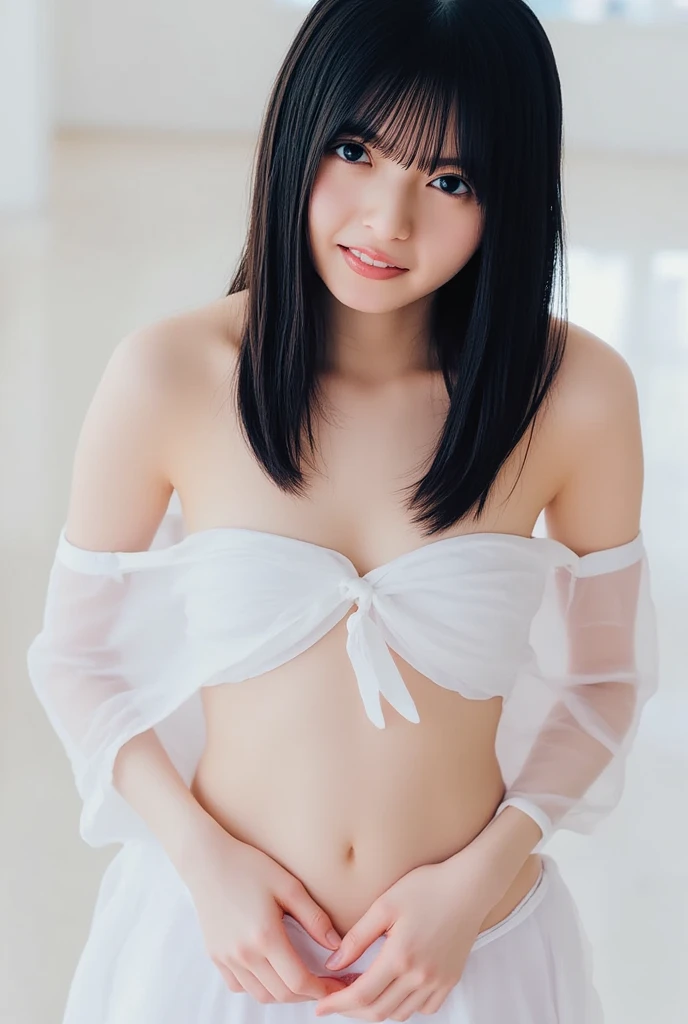 masterpiece、超High resolution、Great job!、A 20-year-old Japanese girl with a very cute and youthful face like an idol.、Gentle and cute、A kind smile、She is officially nude、A nude graduation ceremony being held in a gymnasium　He is giving a speech completely naked.　She is naked and has no clothes on　Medium size bust、She&#39;s naked、Whole body、RAW Photos、Genuine、High resolution、Life、No copyright notice