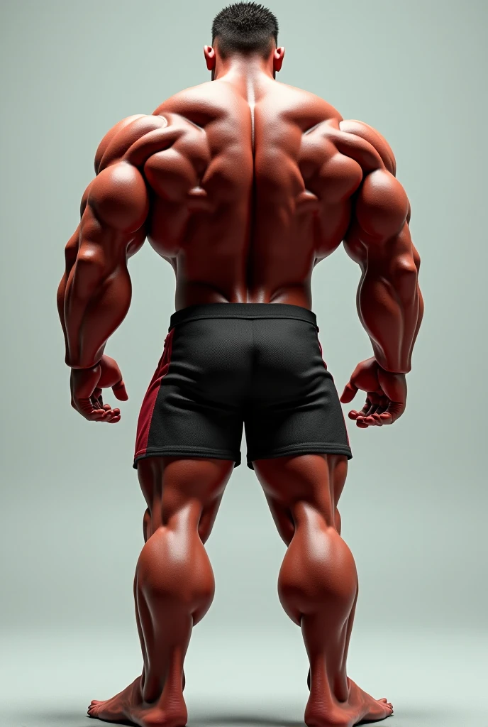The size of the legs of a man