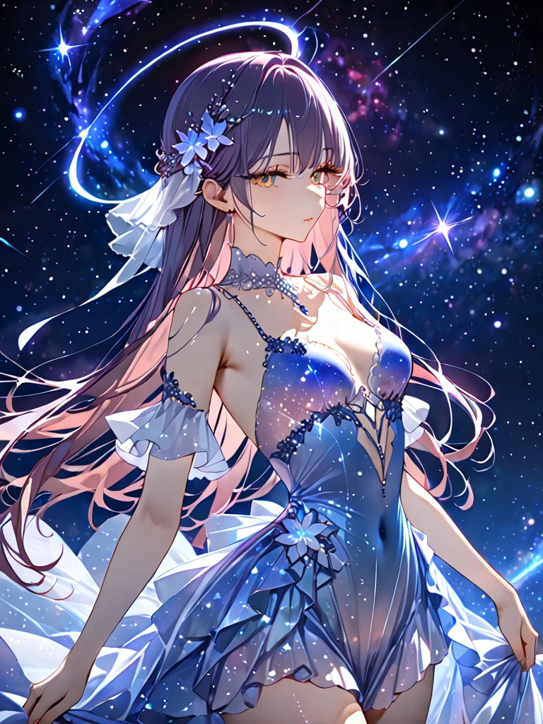 human Chiffon ; SPARKLE; GLITTER