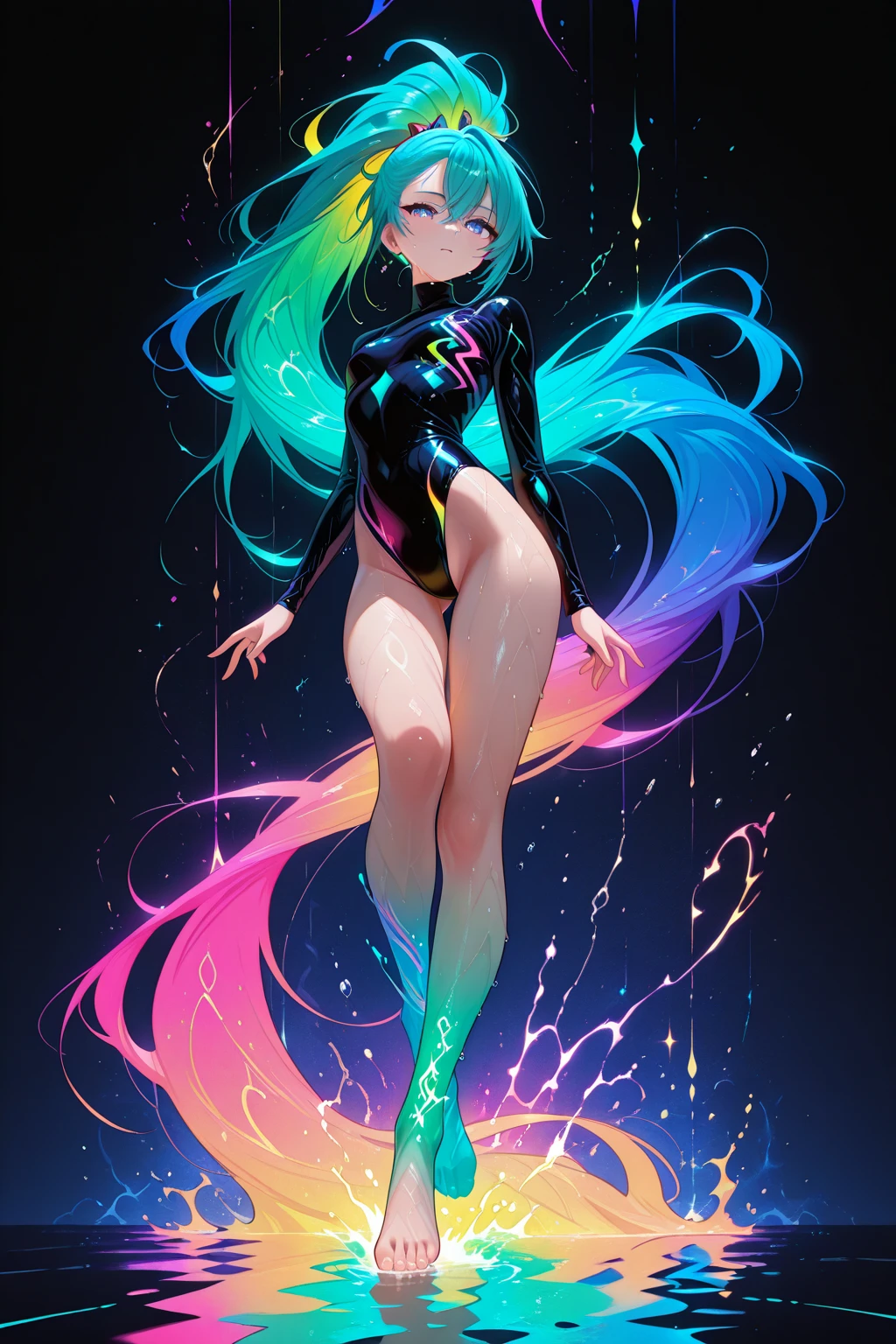 (masterpiece),(Highest quality),(Super detailed),(Best illustrations),(Best Shadow),(Absurd),(Detailed Background),(so beautiful), 16K, 8K,(Best illustrations),(Best Shadow), (so beautiful)angelabalzac, One person, alone, curby, , very long hair, , Blonde, blue eyes, , , , Cyan headgear, Low twin tails, empty eyes, blank eyes, , , paw pose, , , , orgasm, afterglow, erotic smile, , , , , , , , Sexy posture, dynamic pose, , cross-eyed, rolling eyes, , , , , , succubus tail, , , saliva trail, full-face blush, shiny skin, , , , , torogao, ahegao, BREAK, , Dramatic lighting, Psychedelic background, Clear liquid, Oculogyric crisis, night, Star-shaped hair fastening, colorful, Torrent of Light, mysterious, spoken hearts, Syringes scattered