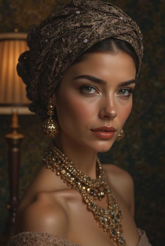 dort posiert eine sexuell erregte Frau (Eva Mendes) with a turban on his head for a photo, Atemberaubende afrikanische Prinzessin, gorgeous woman, afrikanische frau, Schwarzafrikanische Prinzessin, Kopftuch aus Stoff, African queen, AFRIKANISCHE PRINZESSIN, Foto einer schwarzen Frau, photo of a beautiful woman, gorgeous beautiful woman, breathtaking beauty, dunkler Teint, Traditional beauty, portrait shot, afrikanisch, nice little breasts, Seductive, voluptuous look, Frau will Sex, Frau ist verlangend, heiss, erregt
