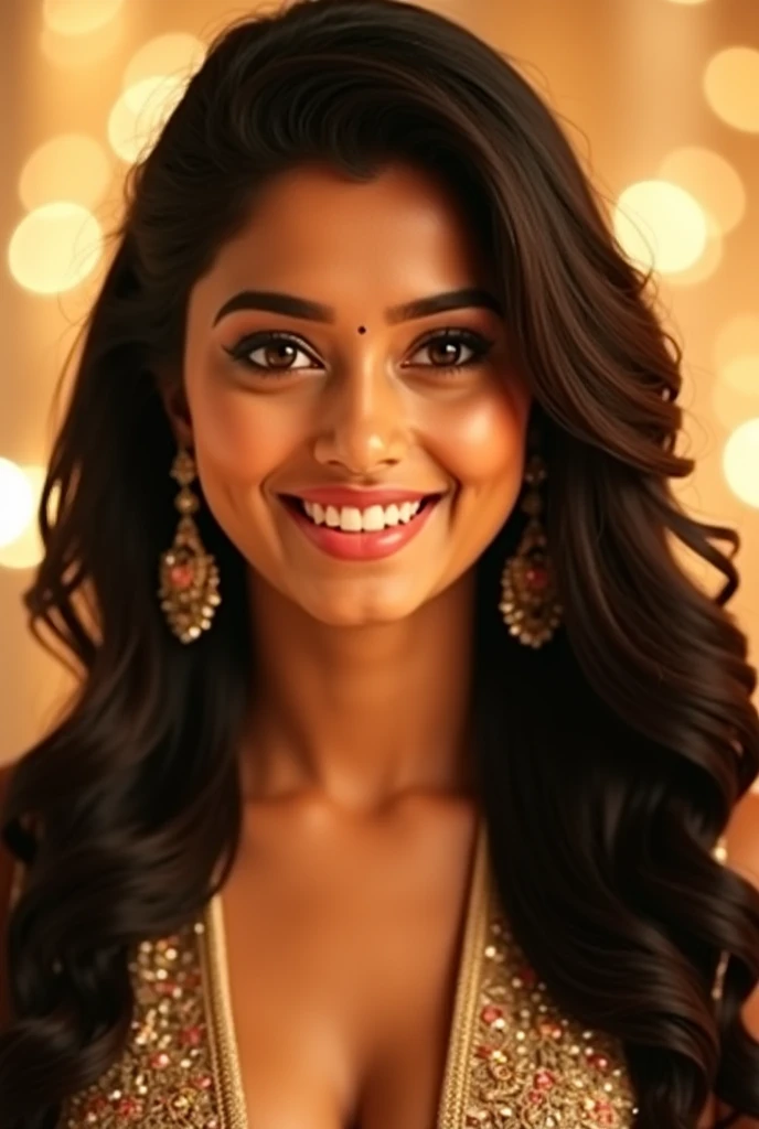 pralyco <lyco:pralycoLoCon:1>, a professional portrait photo of a 20 year old girl with light brown eyes, ((night time)), ((Face only, head shot)), indian salwar with intricate details,((black hair)), stunning clarity, hair running across face, big smile, looking away from camera, ((blurry background bokeh)), <lora:more_details:0.3>