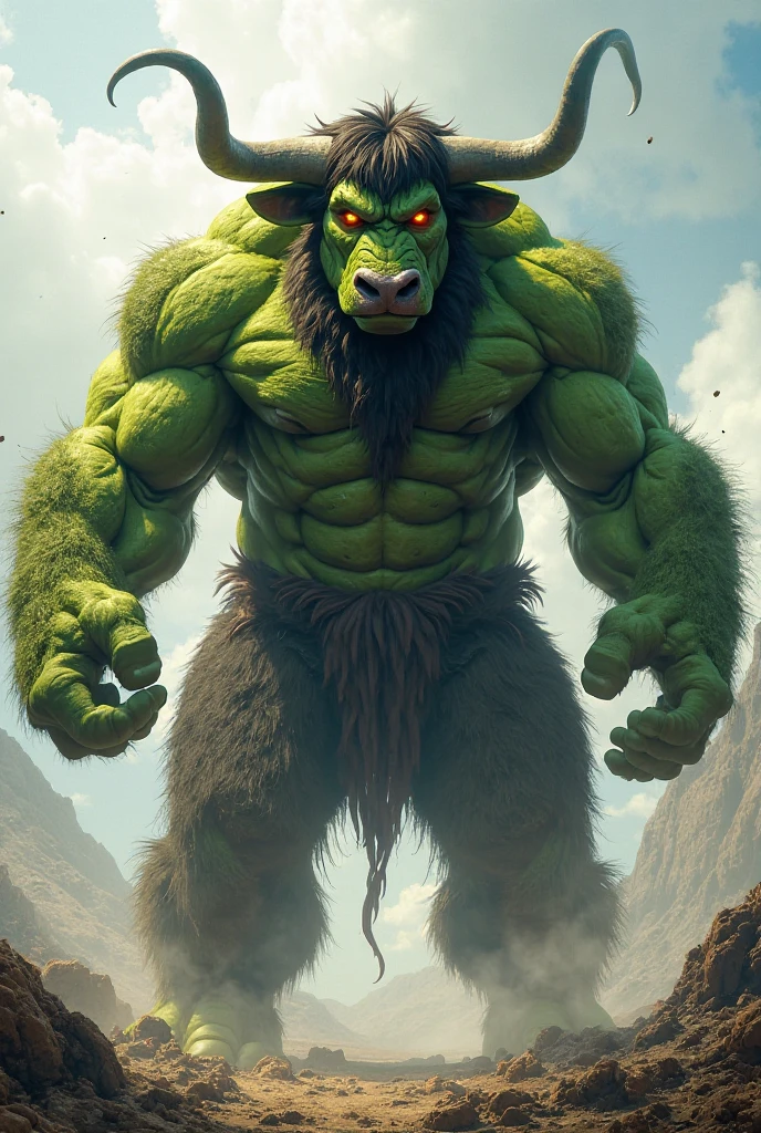 Yak mix hulk  body colour green 