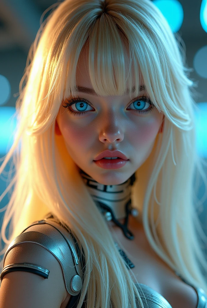 (body postrait:1.4), UHD, Masterpiece, textured skin, super detailed, high quality, award wining, best quality cinematic lighting, sexy gaming girl, playing game, blonde hair, (blue-eyed girl), highly detailed glossy eyes, light smile, portrait photo of a 18-year-old girl, medium breasts, (looking at the camera), specular lighting, dslr, ultra quality, sharp focus, tack sharp, dof, film grain, (centered), Fujifilm XT3, crystal clear, center of frame, cute face, sharp focus, detailed skin pores