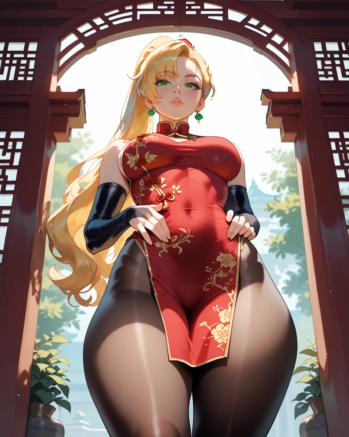 pregnant women with huge tits,golden hair,pantyhose,Female soldiers on the battlefield,no shoes,no dress,Miniature swimsuit,Expose the armpits,Highly detailed toes