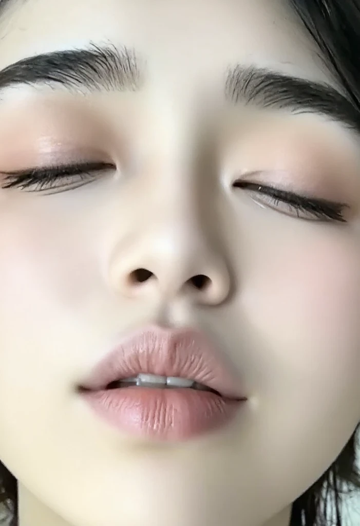 beautiful japanese , Winning photo, Very detailed, Nose and mouth,Face focus, Woman with open mouth, 、symmetrical face,Realistic nostrils、from below、Slender C-shaped nostrils,,,,,,,,,,,,,,,,,,,、Lights that emphasize skin glistening with sweat、disheveled hair、((hooked nose))、(upper body、face enhancement), (embarrassed、blush:1.3)、(ecstasy:1.6) ,(slut:1.5),(vulgarity:1.5),(wet:0.8),(tears:0.8) ,(facial:1.4、bukkake:1.4、bangs)
