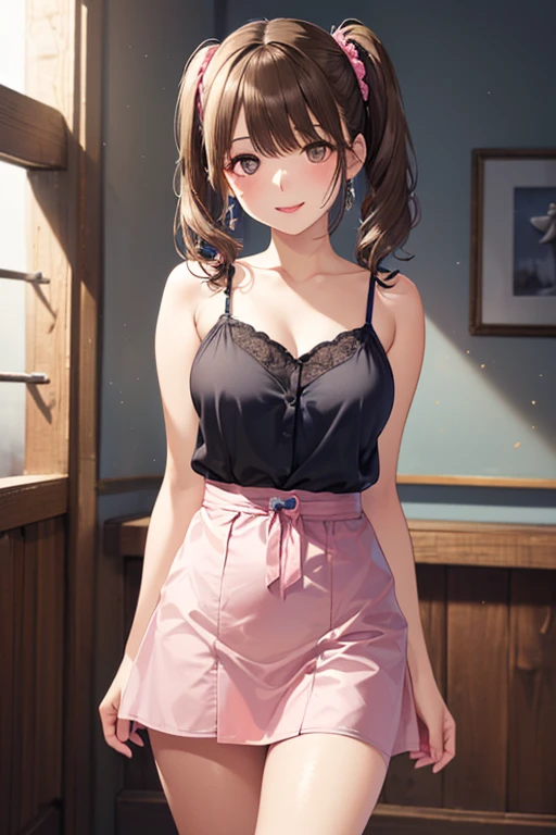 anegasaki nene、Shiny brown hair, short hair, (Beautiful brown eyes、Sparkling eyes, Fine grain)、smile、Ultra-detailed eyes、Highly detailed face, Highly detailed eyes,
(((masterpiece, Highest quality, High resolution, 超High resolution, Pixel perfect, Written boundary depth, 4K, RTTX10.0))),
1 girl, alone, Lace Pink Lingerie,Cowboy Shot、good,Skinny jeans,Viewing the audience 1:5,Perfect body,Messy hairstyle,Toilet in the background,Are standing,Hand-pull good straps