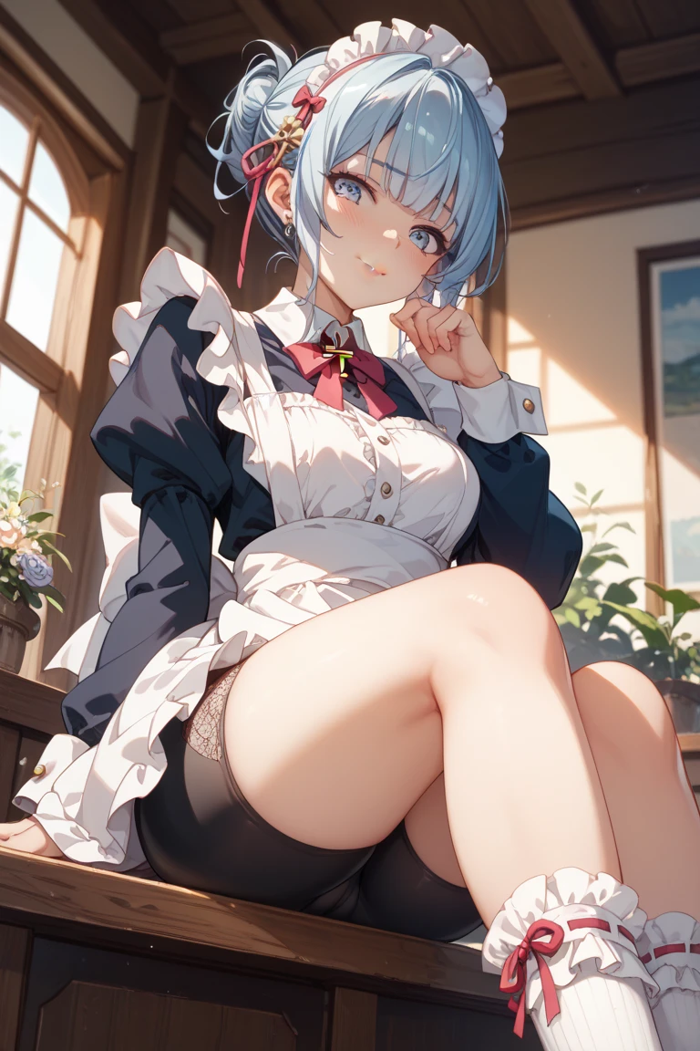 8K、masterpiece、Japanese、Woman wearing glasses、Neon(nod)、from the front、smile、Childish、Small breasts、See-through underwear、night、Bedroom、Show your underwear、mini skirt