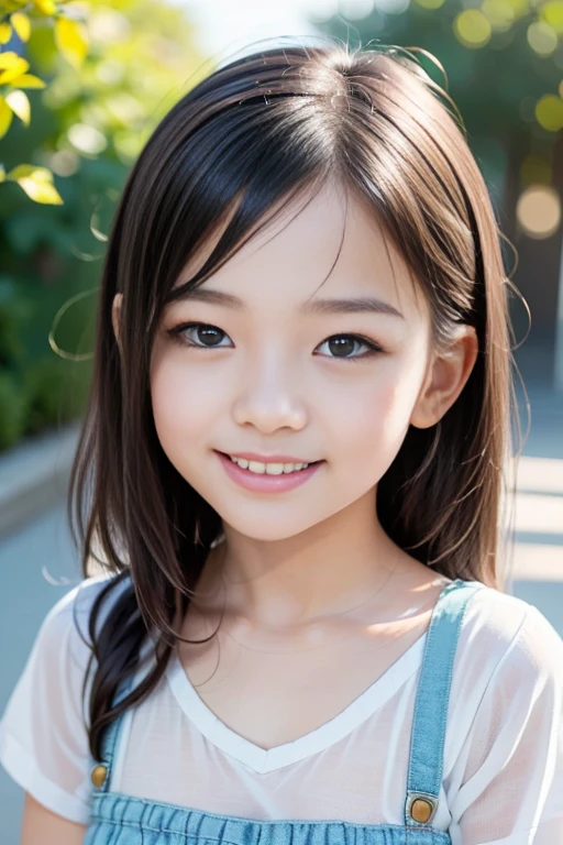 Beautiful 12 year old Japanese female gymnast), cute face, (deeply carved face:0.7), (freckles:0.6), dramatic lighting, shy, (smile), (sparkling eyes), lightly dressed