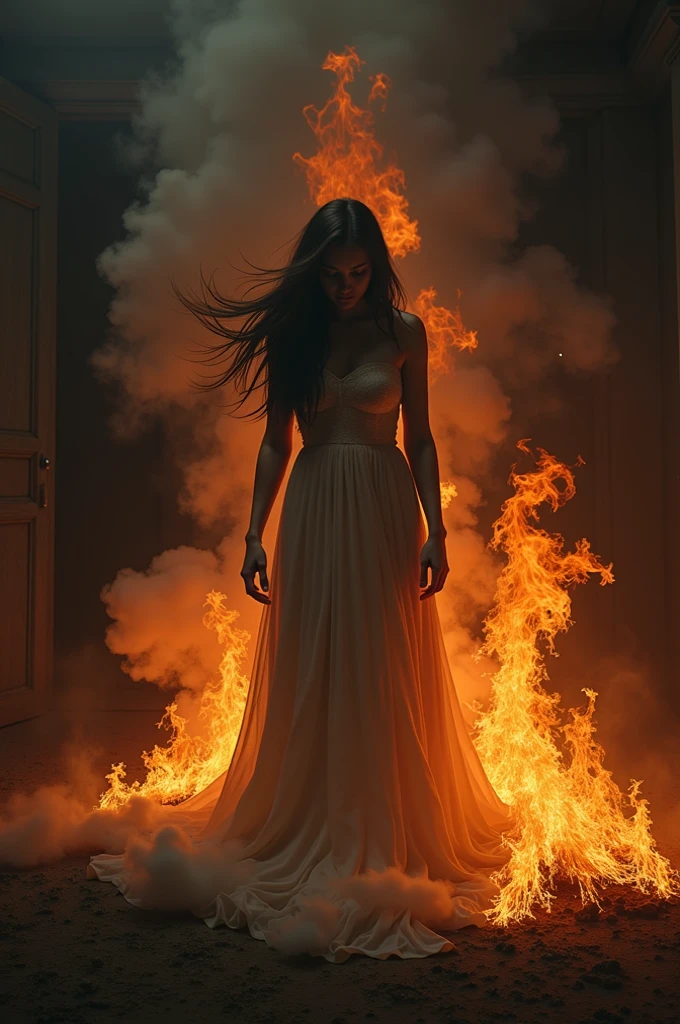 The story begins with the Atmahatya of a woman, she burnt in a fire with proper clothes 