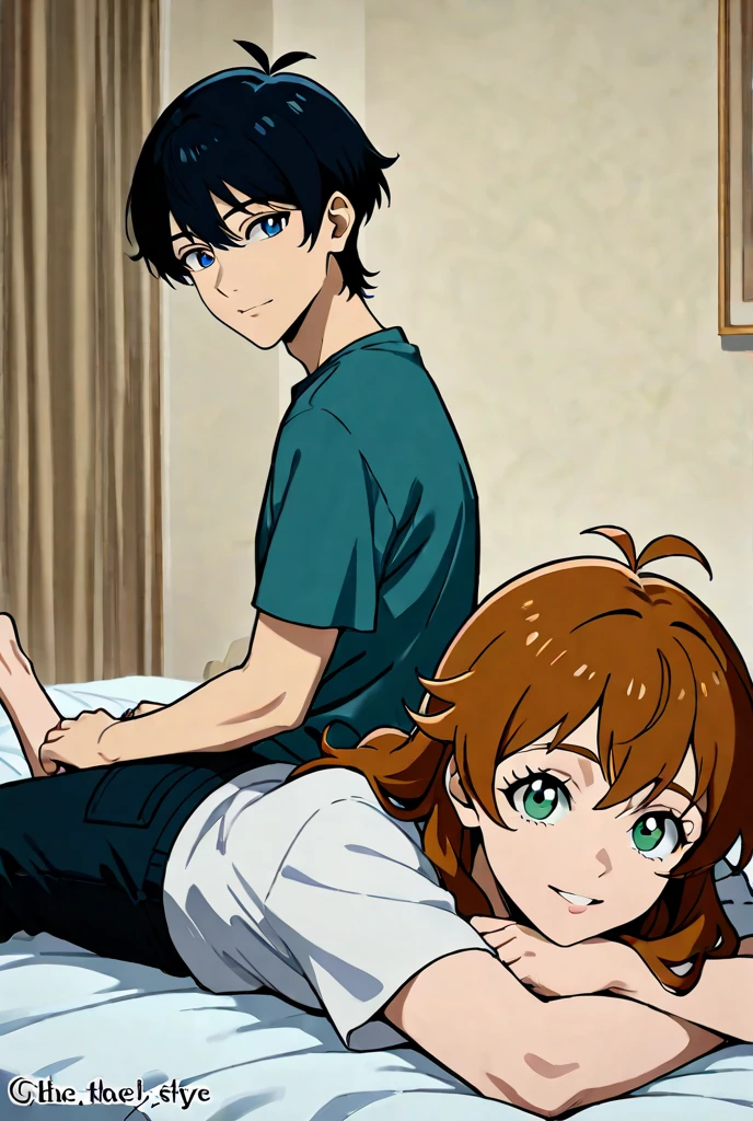 (DOF:1.5), (best quality:2.0), (masterpiece:2.0), (super fine illustration:2.0), (beautiful artwork:2.0), (anime screencap:2.0), (official art:2.0), (in the library:1.5), (best quality:2.0), (masterpiece:2.0), (super fine illustration:2.0), (beautiful artwork:2.0), (anime screencap:2.0), (official art:2.0), (pulled detailed cotton flower printed dirty panties:1.0), (a 20yo man:1.0), (a man wears business suit and puts on business shoese:1.0), (a man lies on one's back:1.0), (a girl is angry:1.5), (a girl is straddling on a man:1.0), (full body:1.0), (HSGα:1.0), (a 18yo cute girl:1.5), (long skirt:1.0), (dark blue skirt:1.0), (pleated skirt:1.0), (school uniform beige blazer:1.0), (red necktie:1.0), (loafers:1.0), (black socks:1.0), (ideal ratio body proportions:1.5), (lanky:1.5), (tall:1.5), (slender:1.5), (small breasts:1.5), (smaller face:1.5), (tareme:1.0), (detailed beautiful eyes:1.0), (detailed beautiful face:1.5), (glowing black eyes:1.0), (long hair:1.0), (brown hair:1.0), (looking at viewer:1.5)