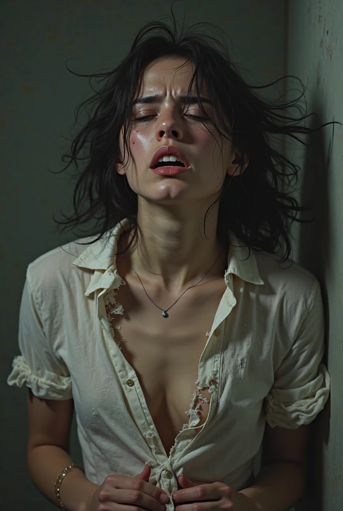 long hairs cover body