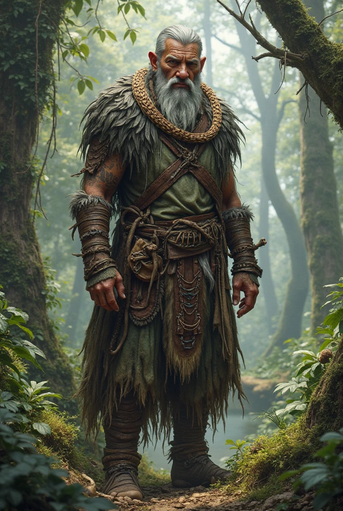 close up, photorealistic, (masterpiece:1.3), (best quality:1.3), beautiful, (intricate details), unity 8k wallpaper, ultra detailed, beautiful, aesthetic, perfect lighting, crowd around <lora:WestGark-10:0.8>, WestGark, black_skin, old man, merchant, wearing animal mask with feathers, wearing toga:1.2, walking, (jungle background:1.0), (perfect hands:1.2),,