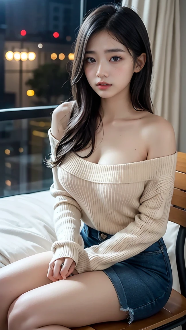 ((woman lying on sofa in office))、tmasterpiece、top-quality、超A high resolution、8K、high-level image quality、Live action、Photogenic clarity、A detailed eye、gradients、perfect anatomy body proportions ,hard disk、nffsw , Nikon Z9 80mm Lens 、masutepiece、Beautiful Female Teacher, Skirt and thighs、20yr old、Take a walk in the hallway、((Off-shoulder hand-knitted pure white dress、Sweaters)), Young and beautiful girl， perfect body type， perfect body type， full pov， Perfect body， （Starting below：1.3）， (sexypose)，(A smile)(Wear pantyhose,Realistic Pantyhose)、（Beautiful breasts：1.0）， long sexy legs， （Thigh gap：1.5）, Pretty Korean girl, Kpop Idol，(pale skin), (Big eyes)、super detailing, realistic skin textures, Detal Face, Beautiful detail eyes, Makeup - Makeup、Sparkling eyes、shiny lip、high-heels、(Officelady),(The skyscraper outside the window is hazy),((erection))、((Eyes closed))、((yawning))、Made of white lace material(((Show me all my panties)))、(((The skirt is definitely worn)))、(((Lift skirt hem)))、panties focus、too bright natural light、Sunshine、Detailed lace panty pattern、(((Beautiful alignment and snow-white teeth)))、(((Lift the skirt bigger and bigger,、Show your panties to the camera)))、Ultra Slim Body, Same as、Body type of slender model、Beautiful posture、 medium breasts、((((underboob)))))、lower chest、oilly skin、skiny、 (Sexy uniform with a slight view of the underside of the chest)、(Lower milk is visible、Uniform that shows the belly button and ribs)、Super mini skirt with visible hipbones、sensual face、provocative smiling、