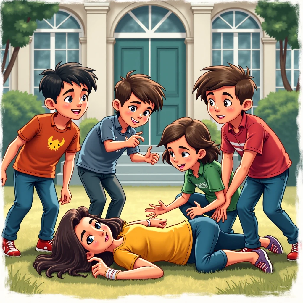 Images for an extension project on first aid, with the name: Little Heroes