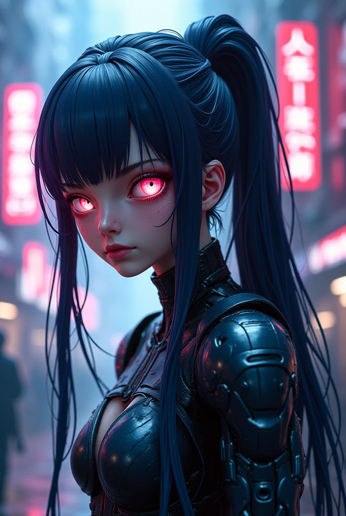 Explore the dark side of advanced technology by envisioning a futuristic cityscape with Leonardo AI taking a sinister turn. Incorporate eerie lighting, ominous shadows, and unsettling AI interfaces. This horror-themed prompt draws inspiration from the atmospheric horror artistry of H.R. Giger to create a chilling sci-fi scene. enormous tits