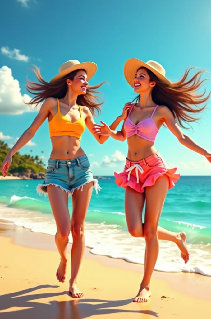 ((Highest quality, 8K, masterpiece :1.3)), whole body, (Only 1 person:1.5), Natural Shadows, Natural Light, Extremely accurate body structure, Seductive pose with legs spread, Very beautiful face, smile, European women:1.3, Swimwear, Large Breasts